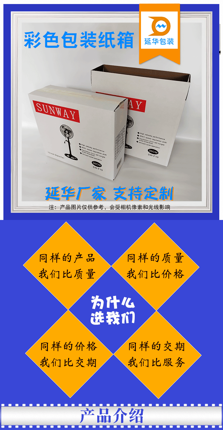 彩色包裝紙箱